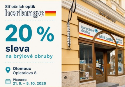 Oční optika Herlango, pobočka Olomouc