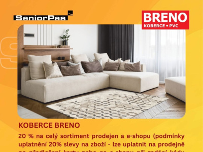 Koberce BRENO - slevový kupón