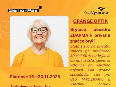 Orange optik - slevový kupon