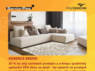 Koberce Breno - slevový kupon