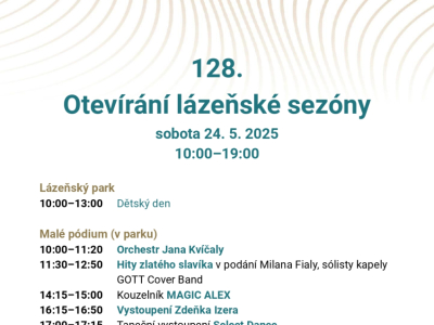 128. Otevírání lázeňské sezóny