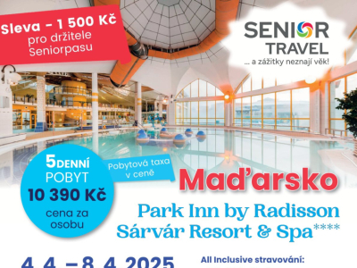 Zájezd do termálních lázní v Sarváru