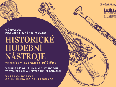 Prachatické muzeum - Historické hudební nástroje